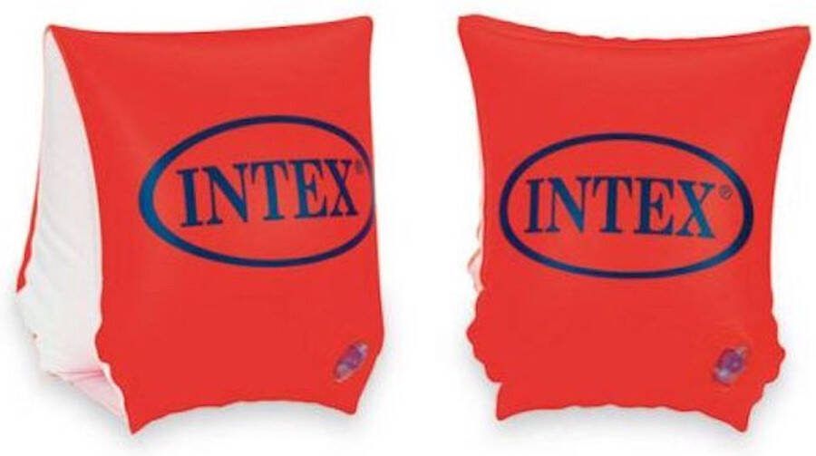 Intex Luxe zwembandjes 3-6 jaar oranje Zwemmouwtjes