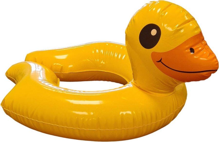 Intex Opblaas Eend Zwemband Incl. unieke flessendop Opblaasband 62 cm × 57 cm Opblaas dieren Opblaasbare Eend voor Kinderen Volwassenen 1 stuk