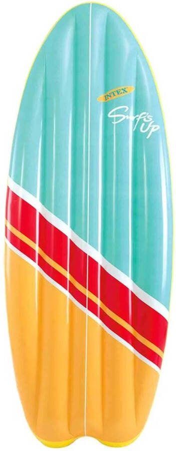 Intex Opblaasbaar Surfboard 178CM Blauw Surfplank Bodyboard Luxe Strand Luchtbed Zwembad Luchtbed Lounge Luchtbed