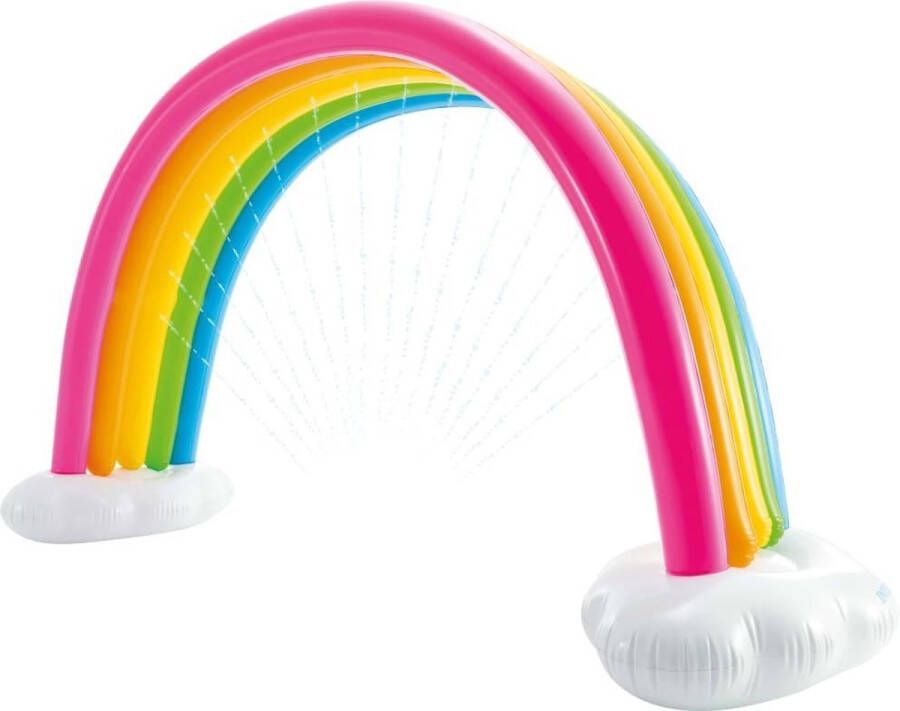 Intex Opblaasbare Regenboog Sproeier Verkoeling Achtertuin Zomervakantie Kinderen