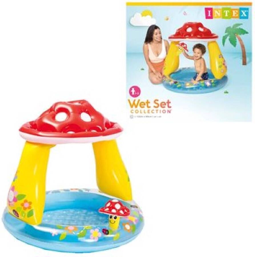 Intex play centre Paddenstoel 102x89 cm