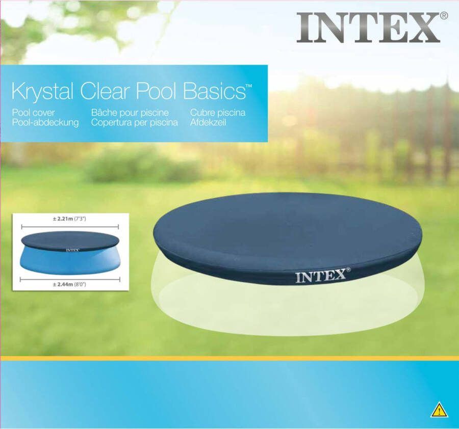 Intex Zwembad Afdekhoes Easy Set Pool Cover 244 Cm
