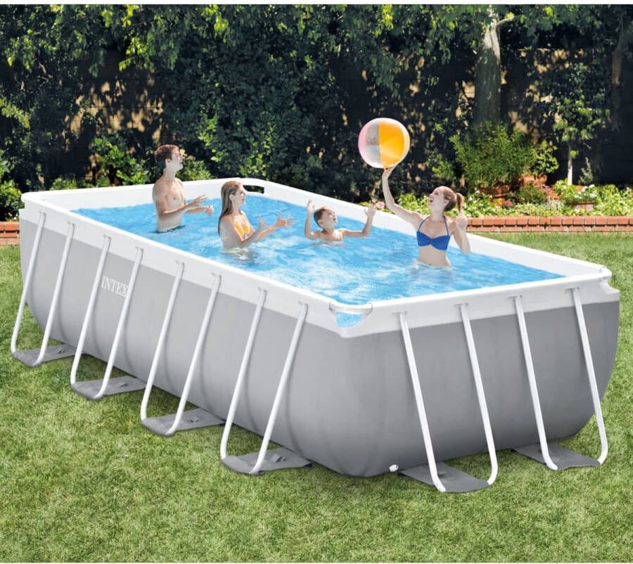Intex Prism Frame™ Rectangular Premium Pool Set Opzetzwembad 488 x 244 x 107 cm - Foto 2