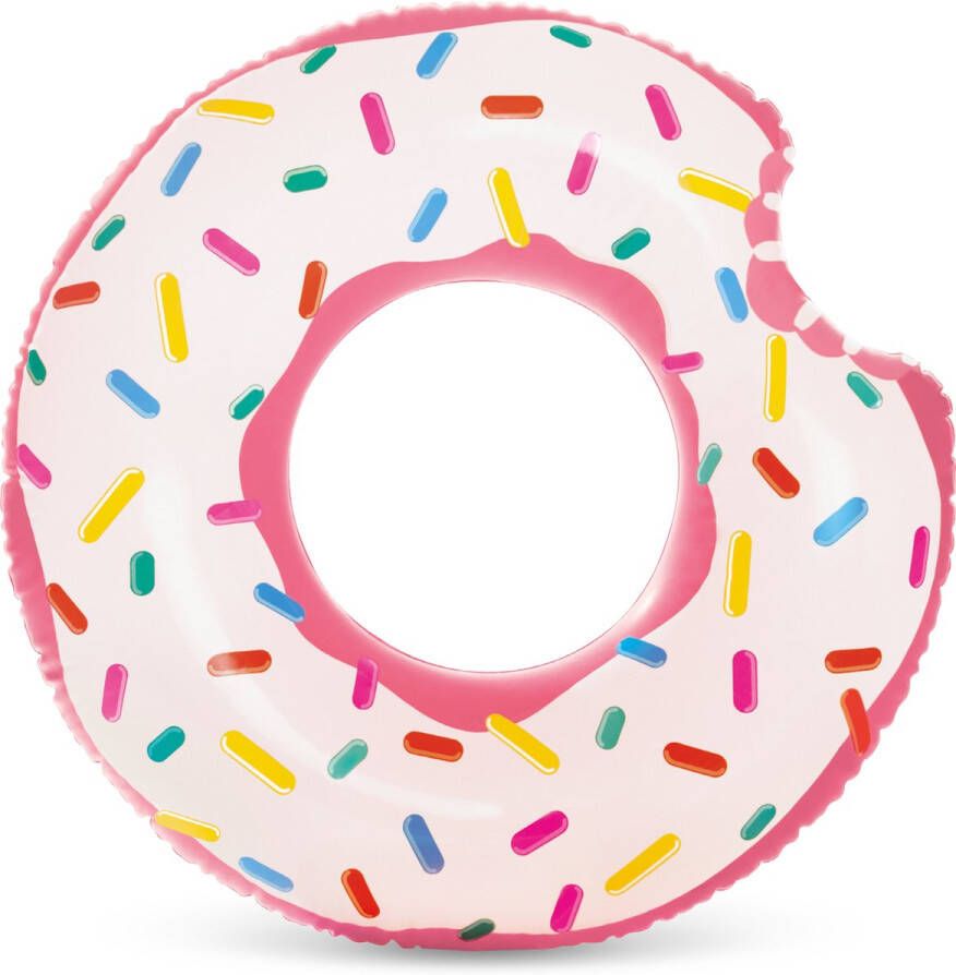 Intex Opblaasbare donut zwemband 107 cm Zwembanden