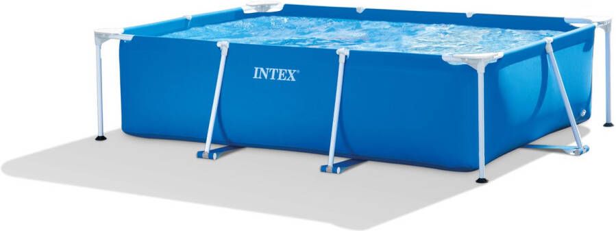 Intex Metal Frame Zwembad Opzetzwembad 220 x 150 x 60 cm Rechthoekig