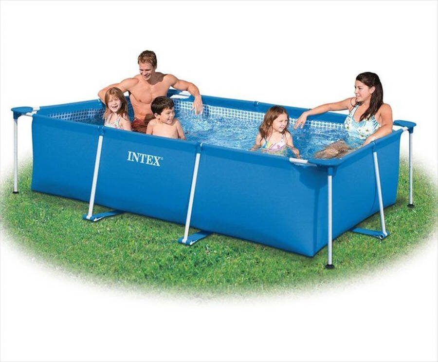 Intex Rectangular Frame Pool Opzetzwembad 260 x 160 x 65 cm