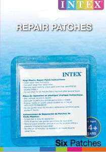Intex Reparatie Pleisters 6 stuks 7x7 cm Voor opblaasartikelen