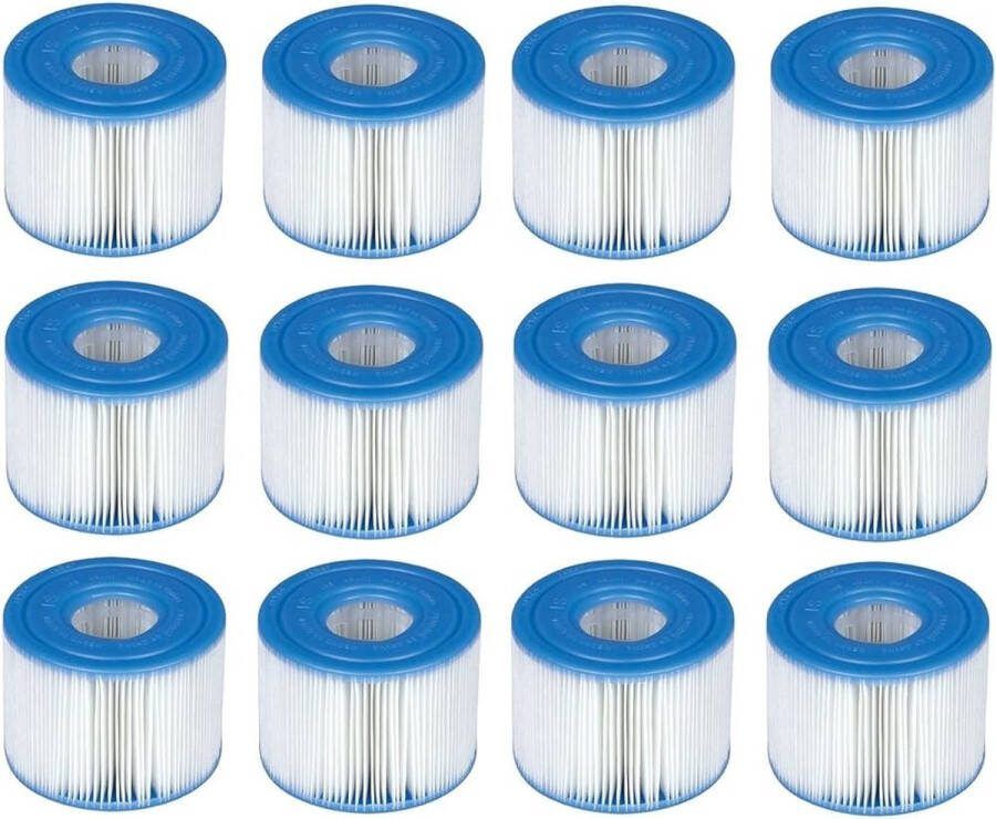 Intex Spa S1 Filtercartridges 12-pack Filtercartridge voor opblaasbare spa