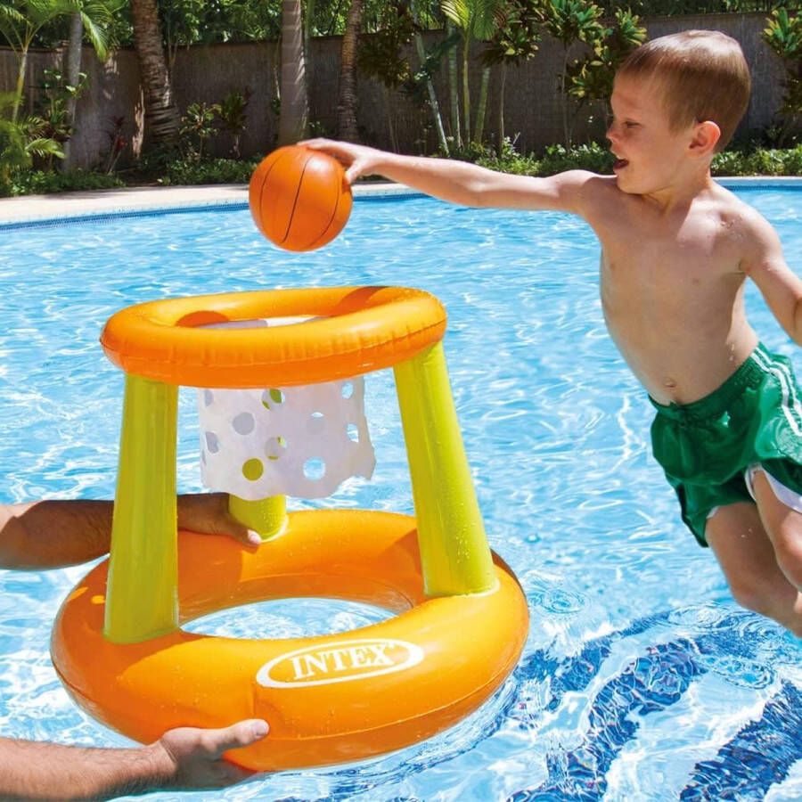 Intex basketpalspel Drijvend behendigheidsspel speelgoed waterspeelgoed kinderspeelgoed zwembad zomer