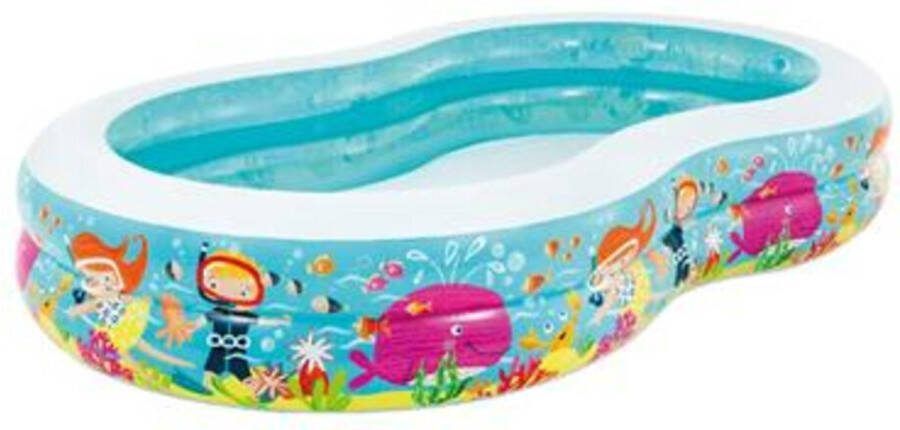 Intex Snorkel Fun Swim Center™ Pool Opblaaszwembad 262 x 160 x 46 cm