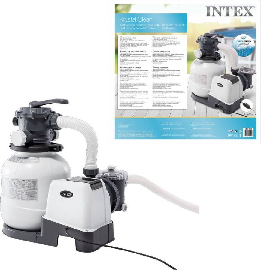 Intex Zandfilterinstallatie Krystal Clear Pompvermogen ca. 3 2 m³ h - Foto 2