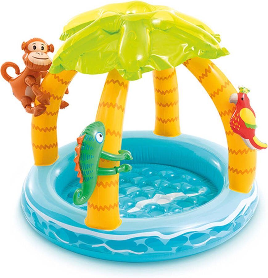 Intex Tropical Island Baby Pool Opblaaszwembad Ø 102 x 86 cm