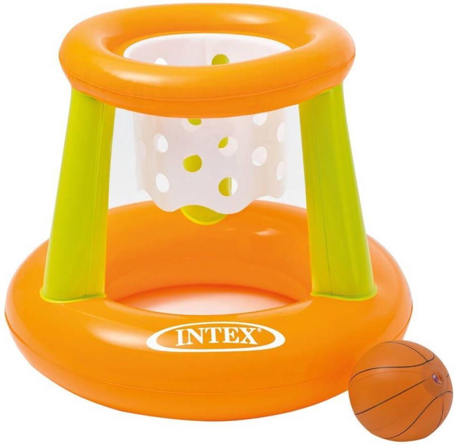 Intex Waterspel Floating Hoops | Opblaasbare Basket | Met Opblaasbare basketbal | Ø 67 x 55 cm