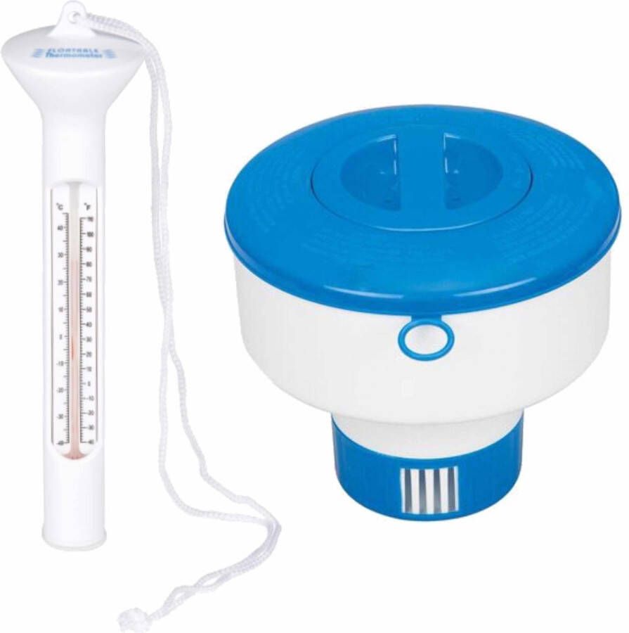 Intex Zwembad Chlorinator Chloordrijver chloorverdeler Met Thermometer Voor Kleine Zwembaden Zwembadreinigingsmiddelen