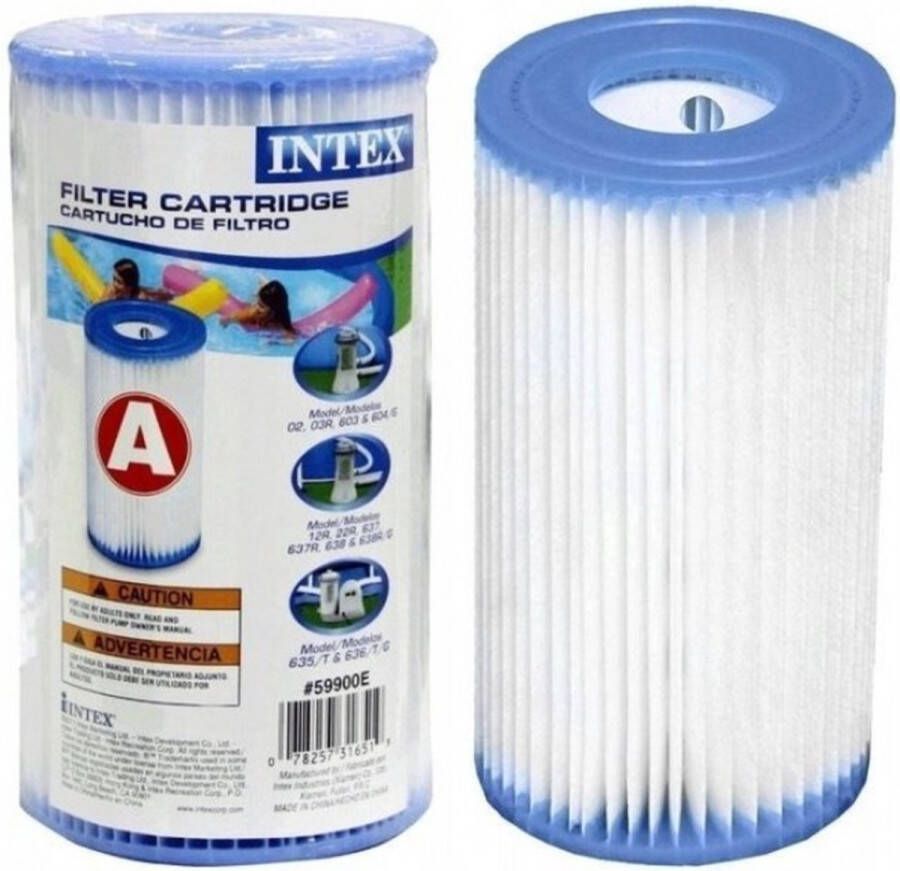 Intex zwembad filters type A vervangingsfilters 2 stuks