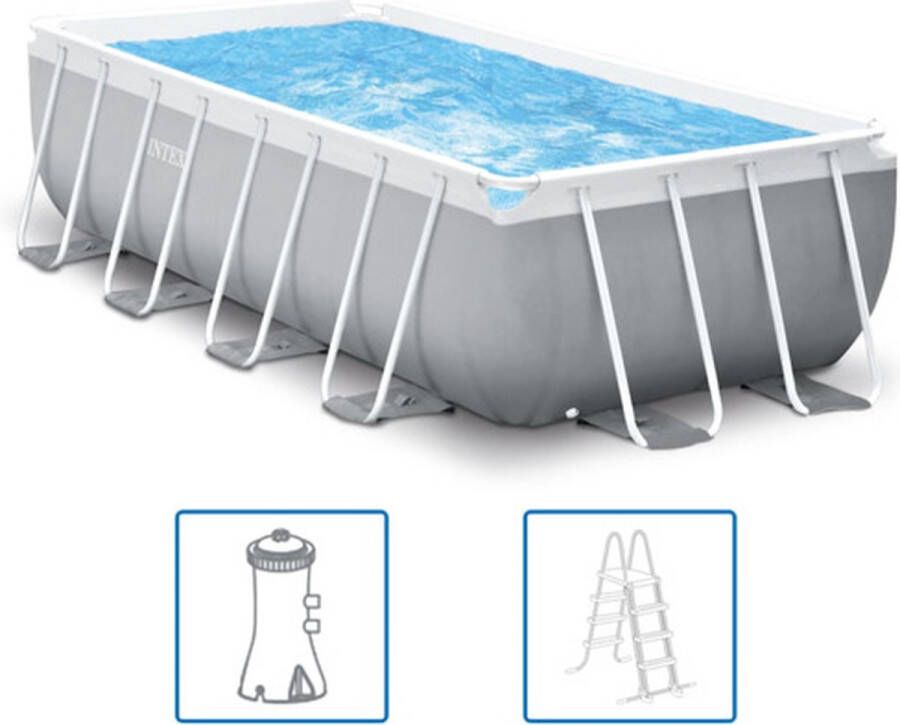 Intex Prism Frame™ Rectangular Premium Pool Set Opzetzwembad 488 x 244 x 107 cm - Foto 7