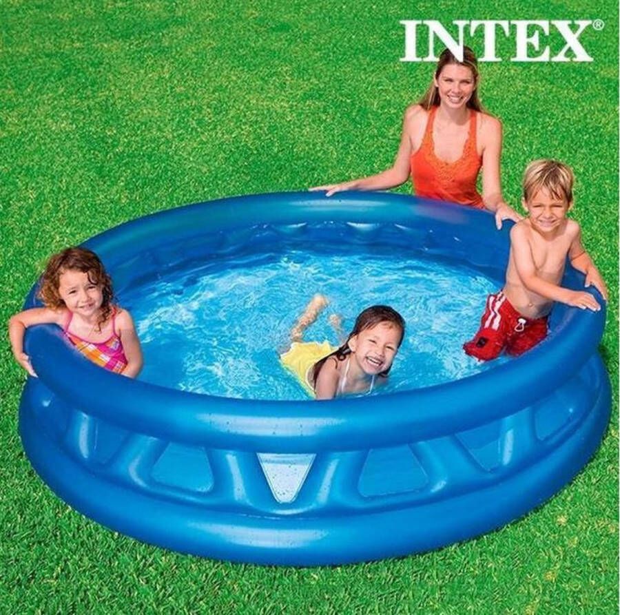Intex Zwembad Soft Pool 188x46 cm Opblaaszwembad Kinderen Kinderbad Kinderzwembad