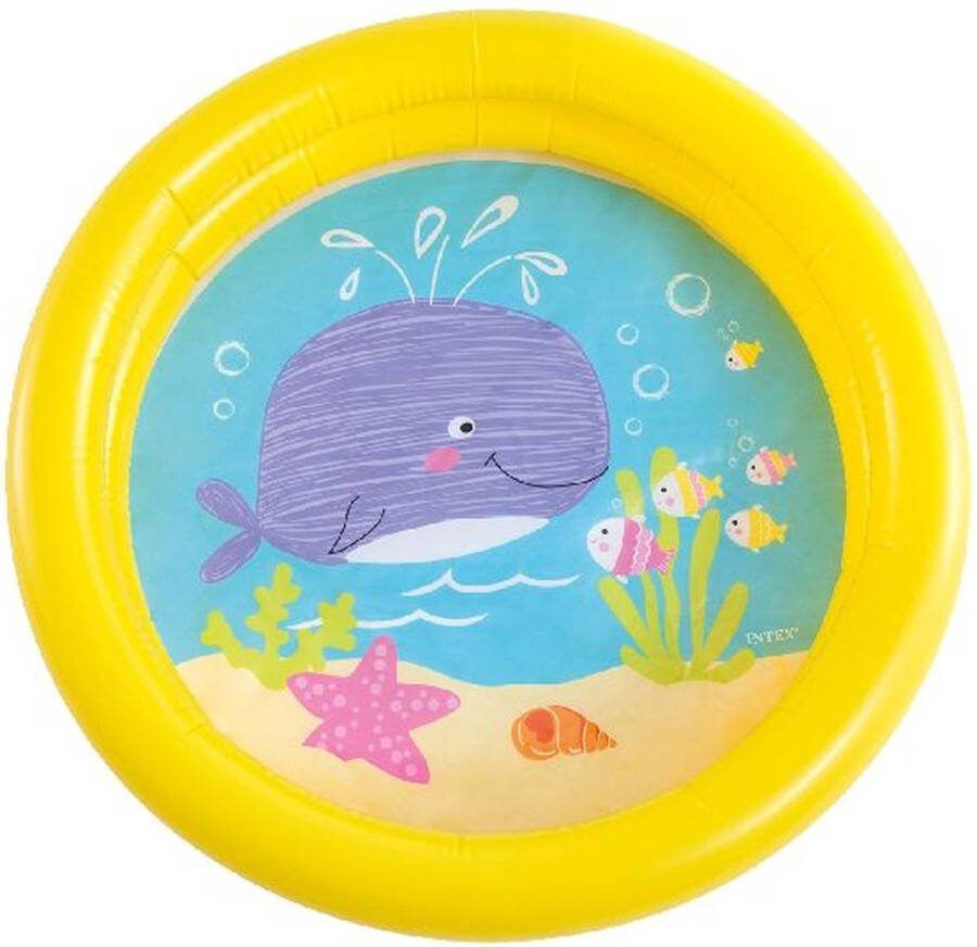 Intex Zwembadje Voor Kinderen van 1-3 Jaar 61x15 CM Geel Babybadje Peuterbadje