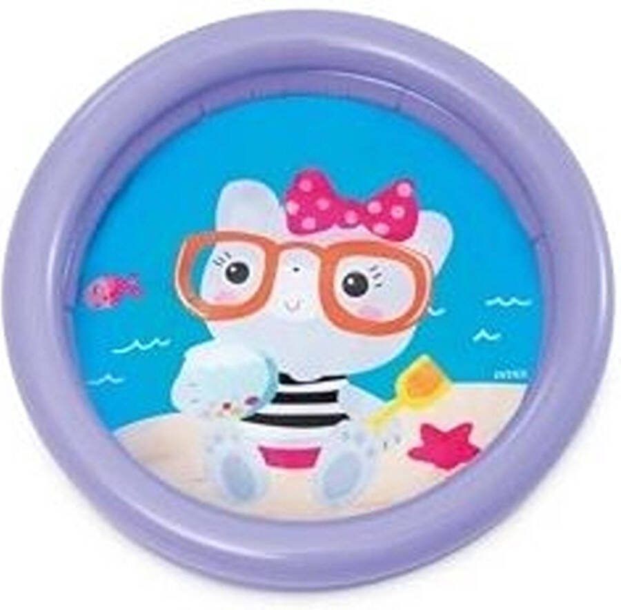 Intex Zwembadje Voor Kinderen van 1-3 Jaar 61x15 CM Paars Babybadje Peuterbadje