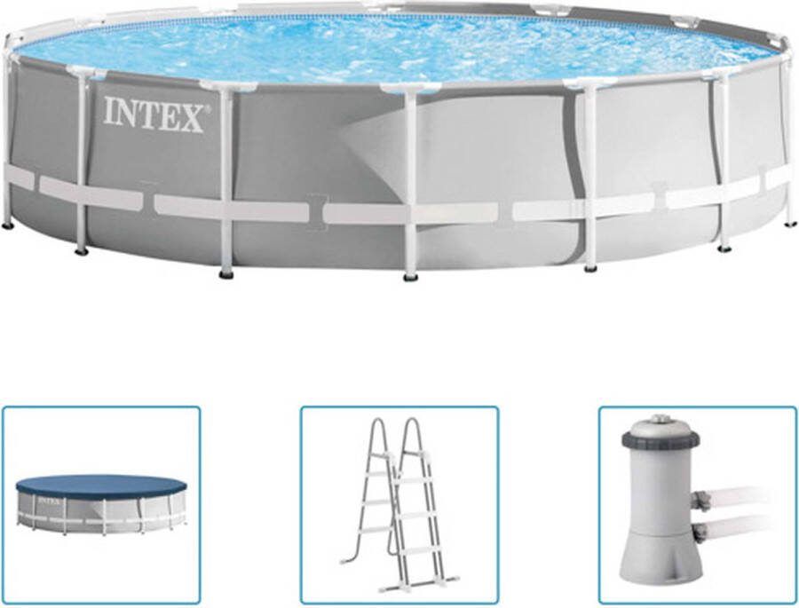 Intex Rond zwembad Prism Frame™ 5-delig øxh: 427x107 cm (set)