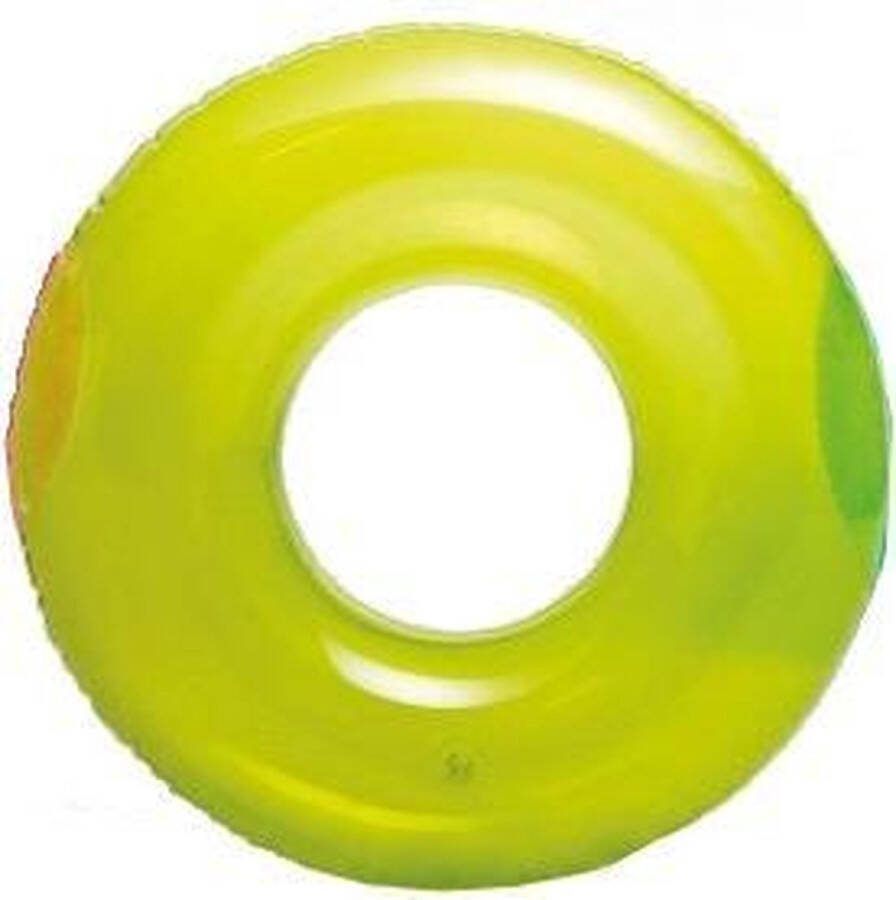Intex Zwemband 76 centimeter transparant groen