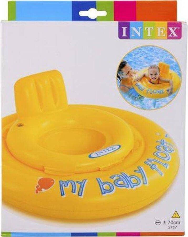 Intex Zwemband Baby Float Geel 70cm tot 11 kilogram-6-12 maanden