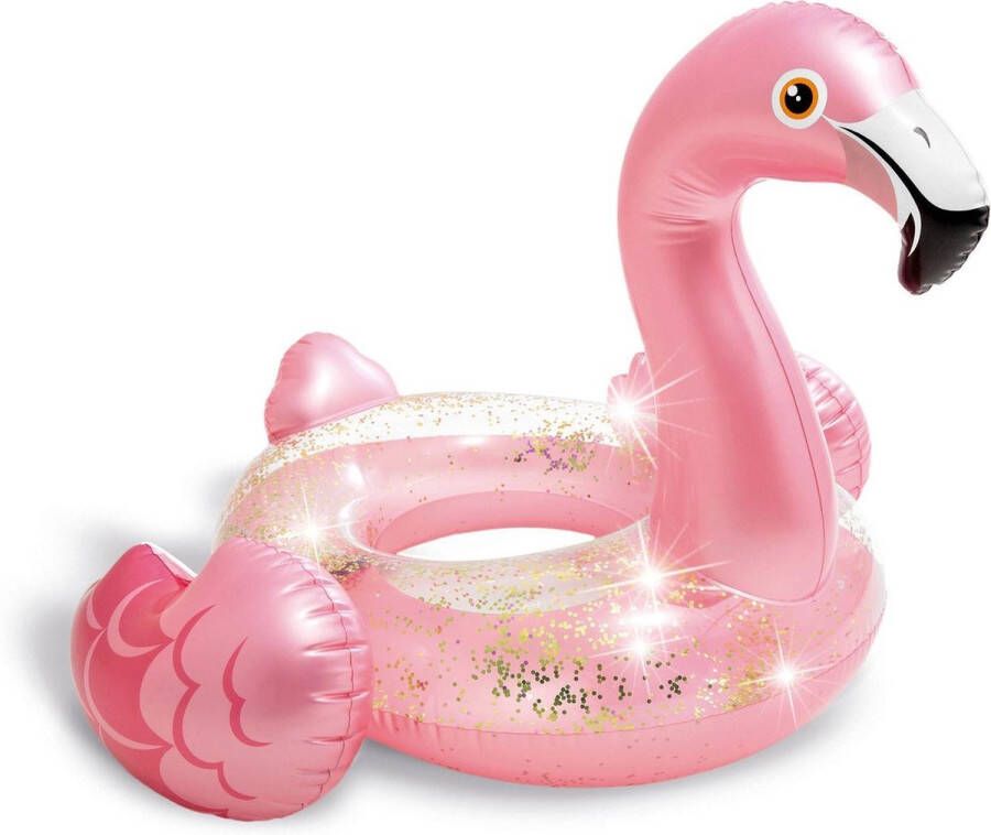 Intex 56251NP Oplaasbare Glitter Flamingo Zwemband 99x89x71 cm