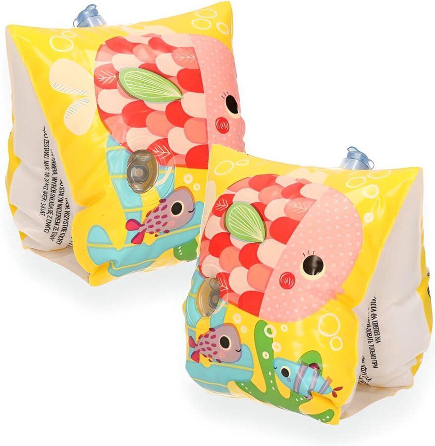 Padisport Intex Zwembandjes 3-6 jaar Armbandjes Zwembenodigdheden Zwemplezier Vijligheid Leren Zwemmen Zwemmouwtjes Zwembandjes Voor Kinderen Zwemvleugels Vissen Zwembad Strand Zee Opblaasbare Bandjes Zwemveiligheid