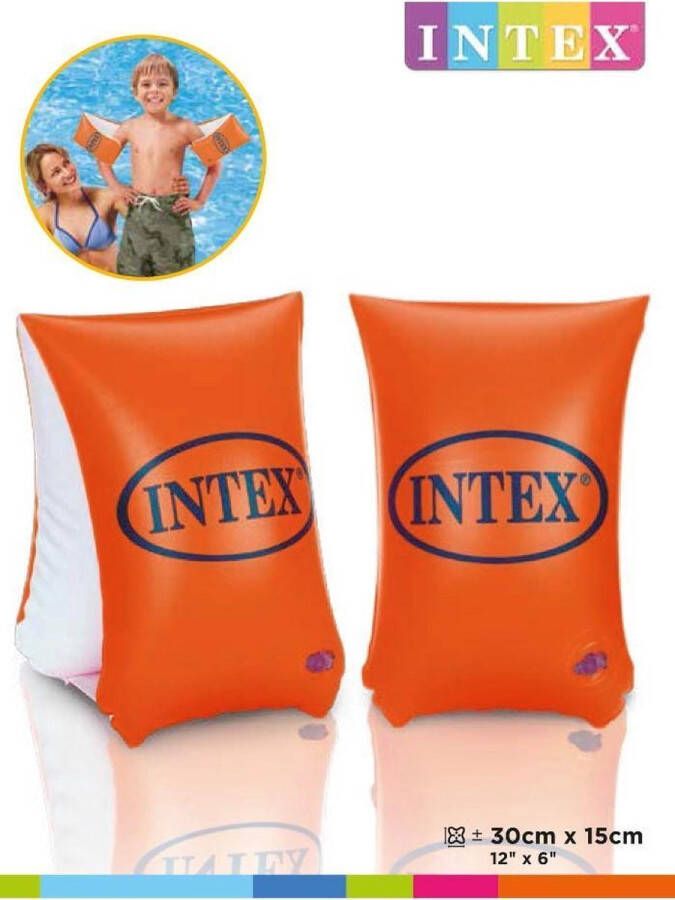 Intex Zwemvleugels Deluxe Oranje 3-6 Jaar Zwembandjes Garden Select