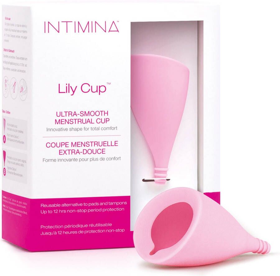 Intimina Lily Cup maat A dunne menstruatiecup vrouwelijke cup tot 8 uur te gebruiken