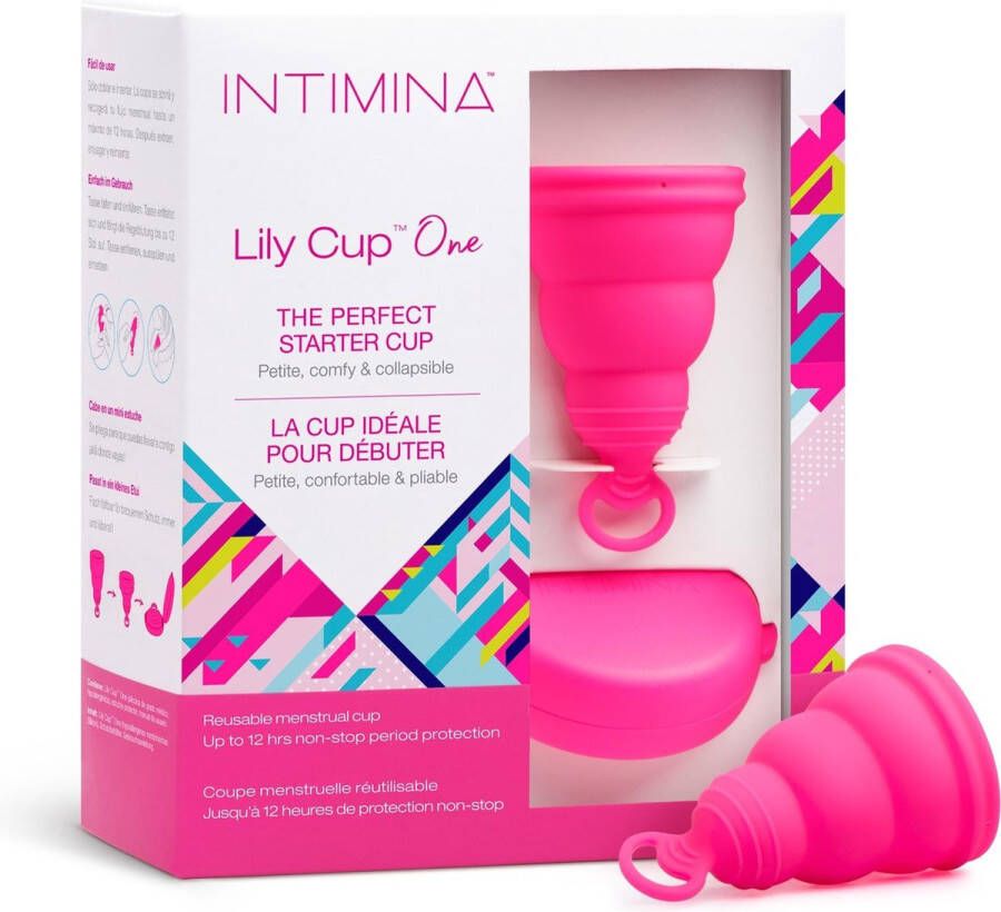 Intimina Lily Cup One de opvouwbare menstruatiecup voor beginners menstruatiecup voor tieners