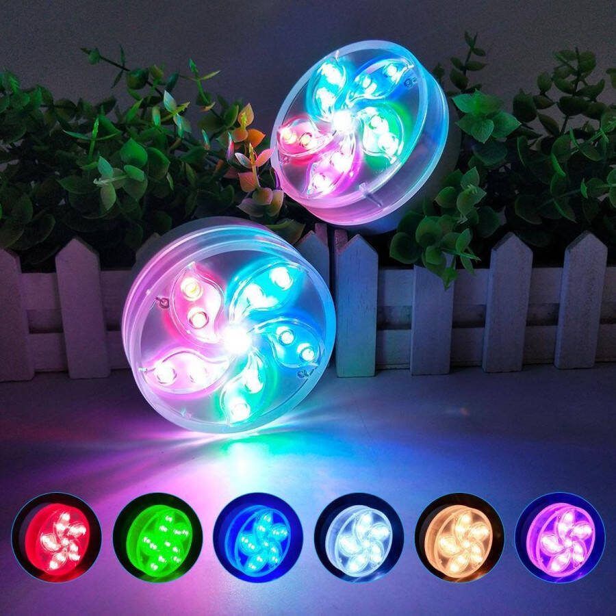 Into Stock 4 X Led Zwembadverlichting- kwaliteit |Jacuzzi verlichting spa verlichting |Onderwaterverlichting |Aquariumlamp Zwembadverlichting set|Underwater Submersible Led Light With Remote Controlled |op afstand bedienbare led-verlichting voor zwembaden