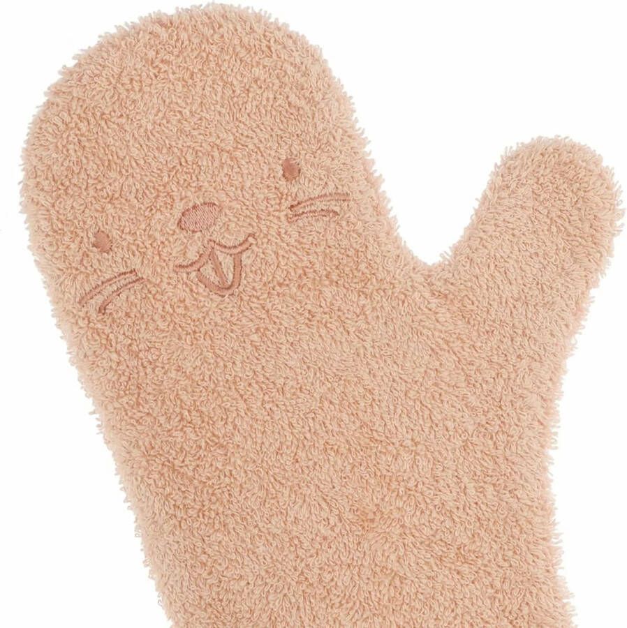 Invented 4 Kids Nifty Baby Shower Glove Douche Washandje Lange Washand Washandjes Baby Washandje Roze
