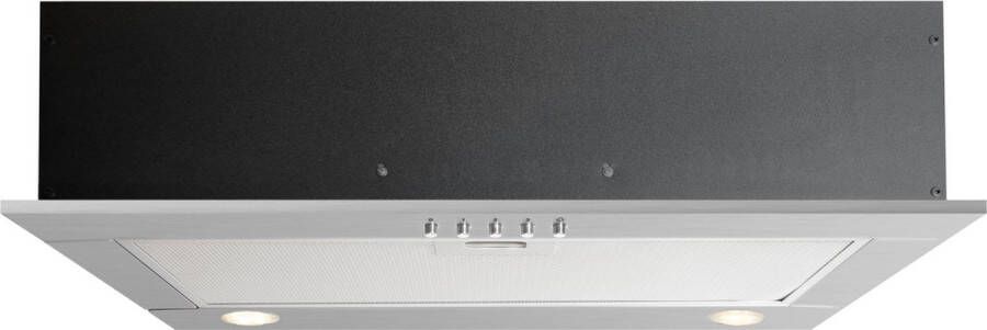 Inventum AKI6005RVS Inbouw afzuigkap 60 cm 340 m³ h 3 standen RVS