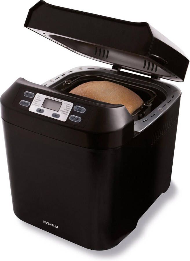 Inventum BM55 Broodbakmachine Brood 650 800 gram 12 programma's Glutenvrij programma Timer 550 watt Zwart