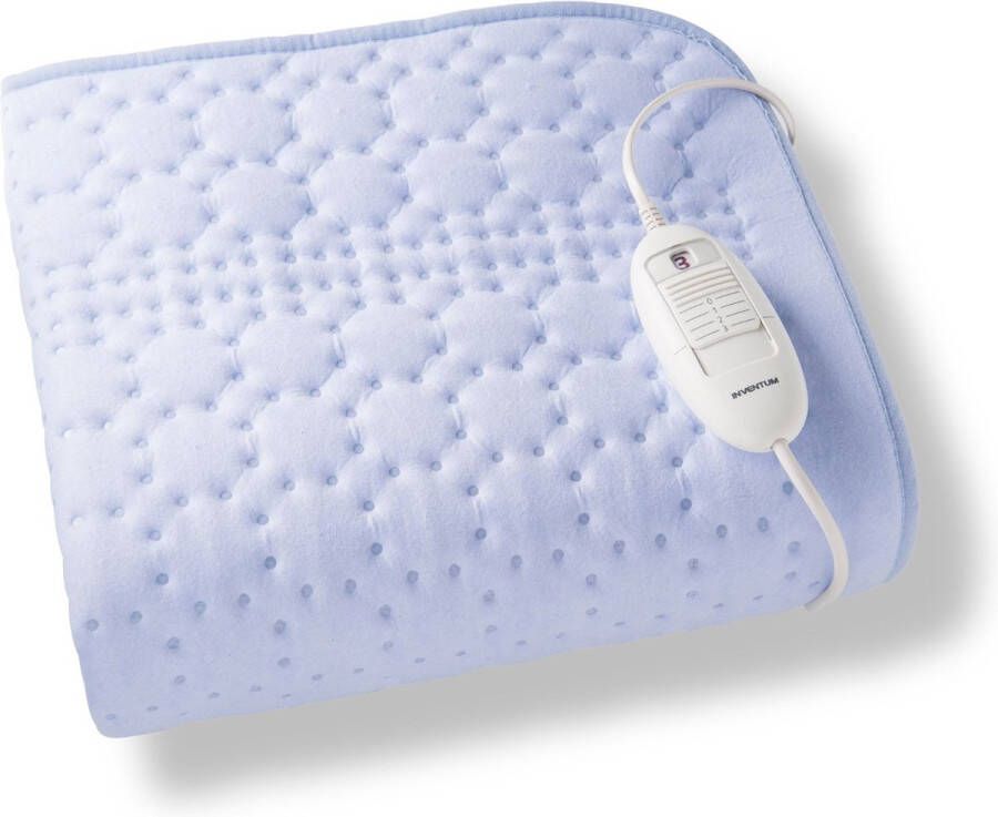 Inventum HN135 Elektrische onderdeken 1 persoons 150x80 cm Fleece Lichtblauw
