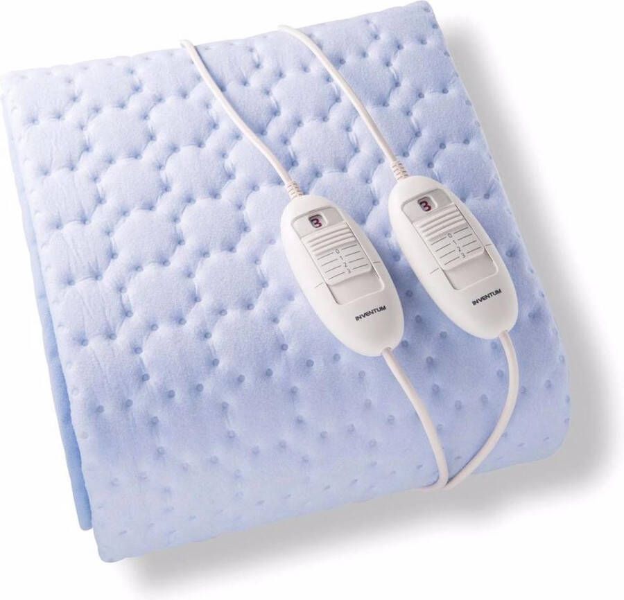 Inventum HN236I Elektrische onderdeken 2 persoons 150x150 cm Fleece Lichtblauw