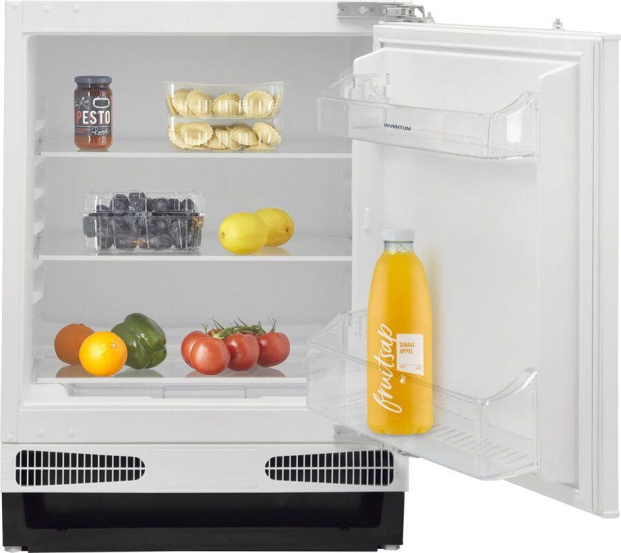 Inventum IKK0821D Inbouw koelkast Onderbouw Nis 82 cm 134 liter 3 plateaus Deur op deur Wit