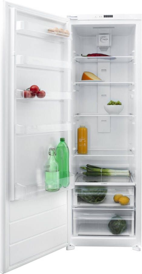 Inventum IKK1785S Inbouw koelkast Nis 178 cm 294 liter Fresh Cooling System 7 plateaus lades Sleepdeur Wit