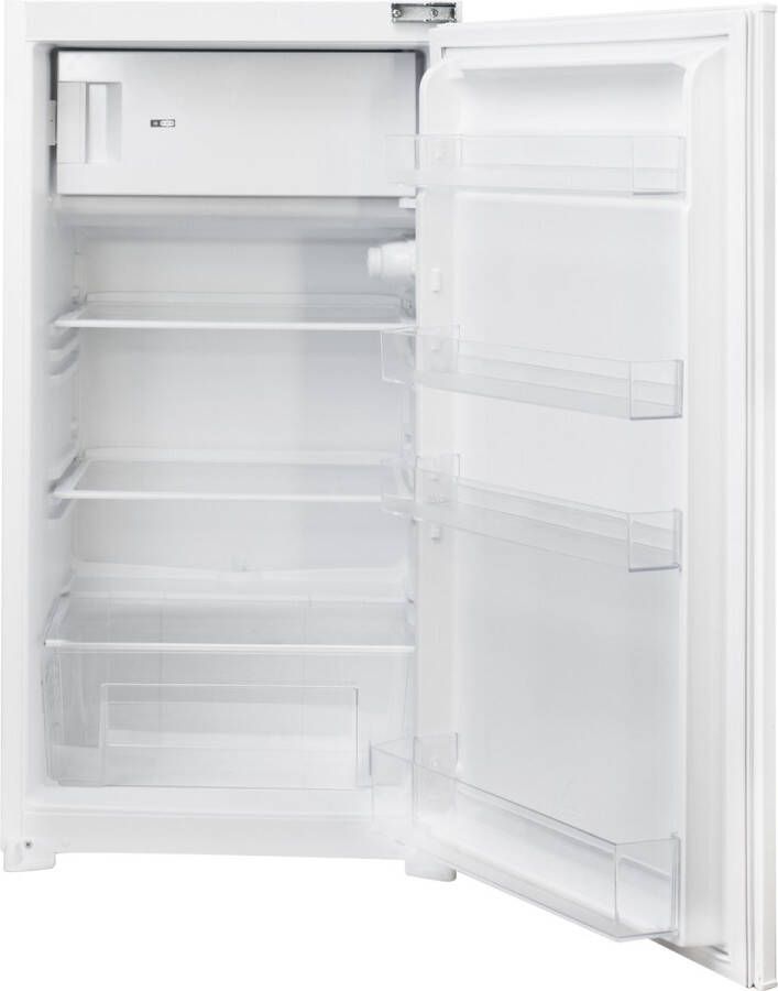 Inventum IKV1021S Inbouw koelkast Vriesvak Nis 102 cm 147 liter 3 plateaus Sleepdeur Wit