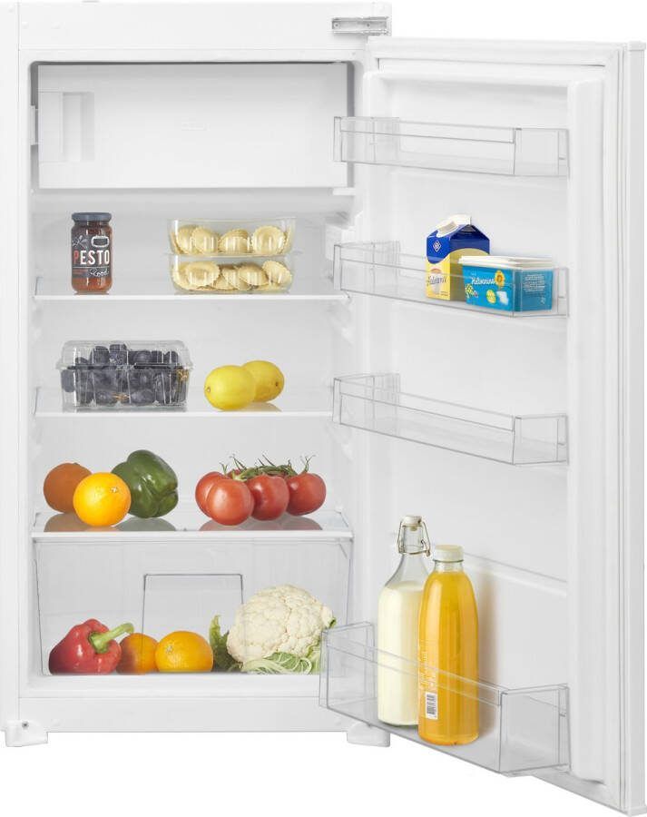 Inventum IKV1022S Inbouw koelkast Vriesvak Nis 102 cm 139 liter Superkoelen 3 plateaus Sleepdeur Wit