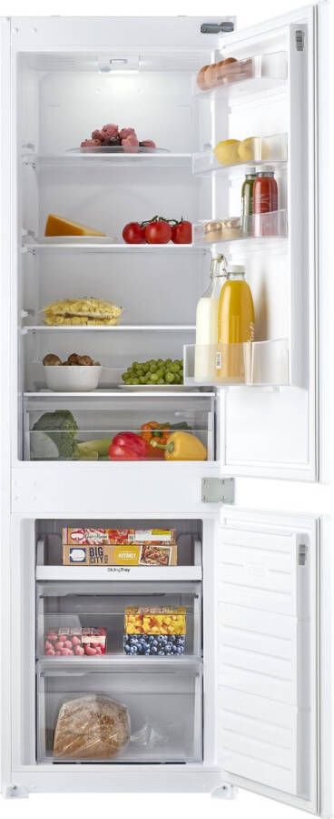 Inventum IKV1786S Inbouw koel-vriescombinatie Nis 178 cm 251 liter Supervriezen Sleepdeur Wit - Foto 2
