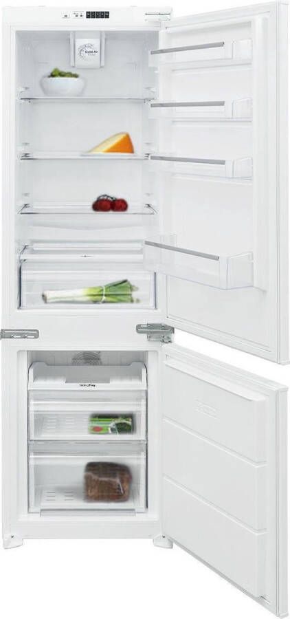 Inventum IKV1788S Inbouw koel-vriescombinatie Nis 178 cm 243 liter No Frost Verslade Sleepdeur Wit