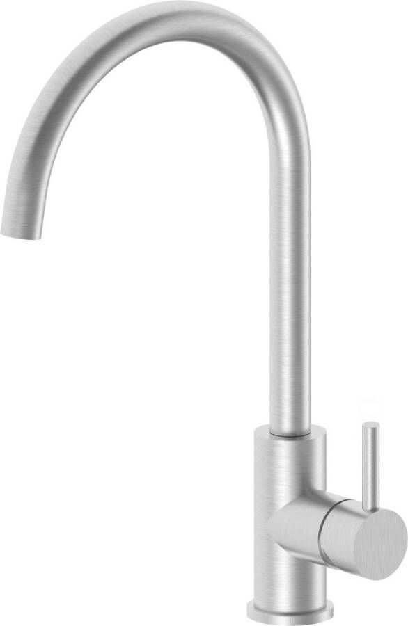 Inventum IMK601RVS Keukenkraan Mengkraan C-uitloop Waterbesparend RVS