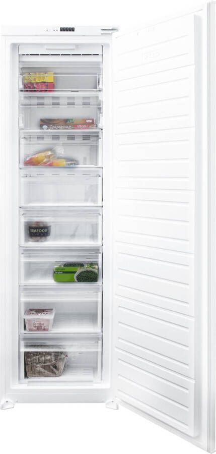 Inventum IVR1785S Inbouw vriezer Nis 178 cm 197 liter No Frost Supervriezen 8 lades vakken Sleepdeur Wit