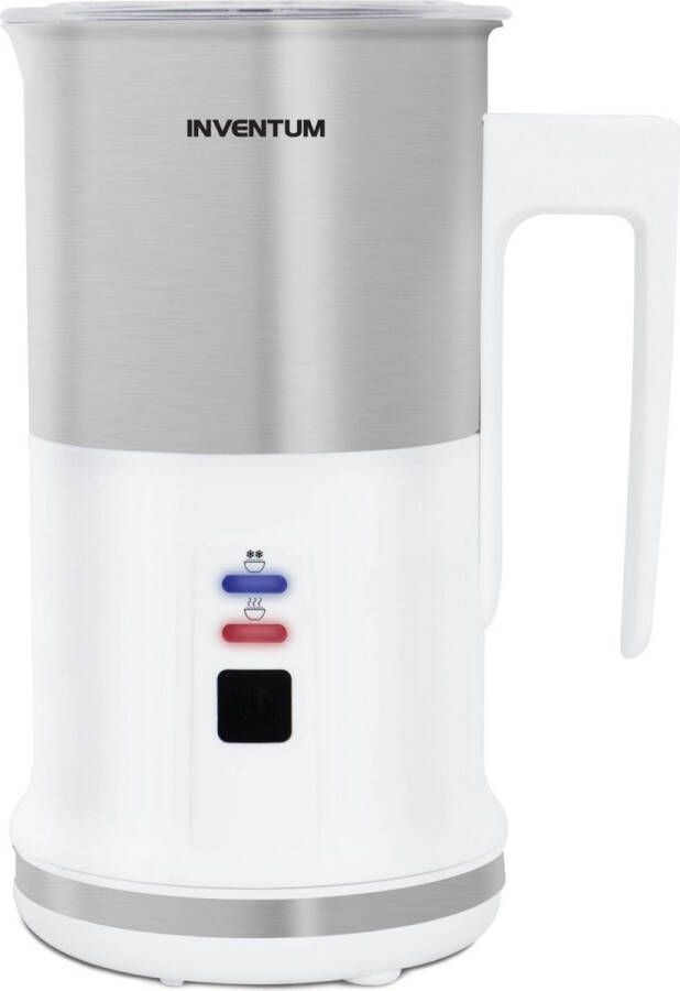 Inventum MK351 Elektrische melkopschuimer 115 240 ml Warm koud opschuimen Verwarmen Antikleeflaag Wit RVS