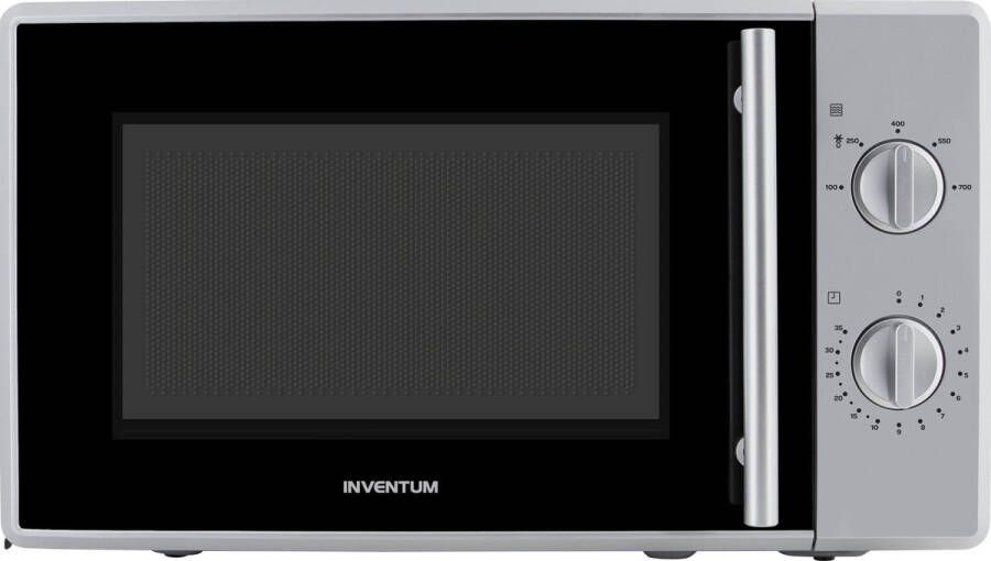 Inventum MN205SZ Vrijstaande solo-magnetron 20 liter 700 watt RVS Zwart