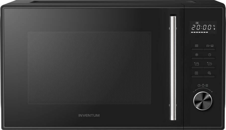 Inventum MN237CB Vrijstaande combimagnetron Heteluchtoven Grill 23 liter 900 watt 10 kookprogramma's Zwart