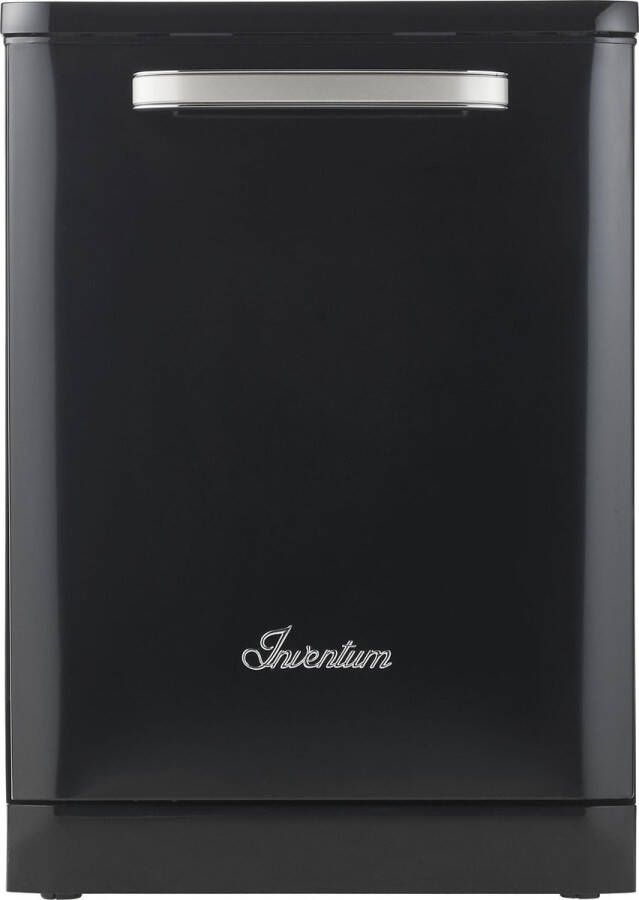 Inventum RVW6027AB Retro vaatwasser Vrijstaand 12 couverts 5 programma s Bestekmandje Zwart