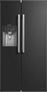 Inventum SKV1782BI Amerikaanse koelkast 516 liter Zwart No Frost
